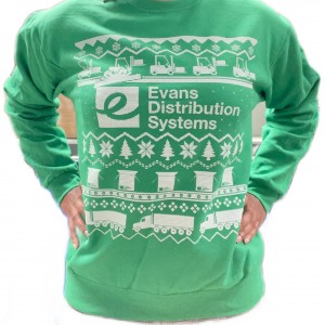 Green Limited Edition Evans Christmas Crewneck