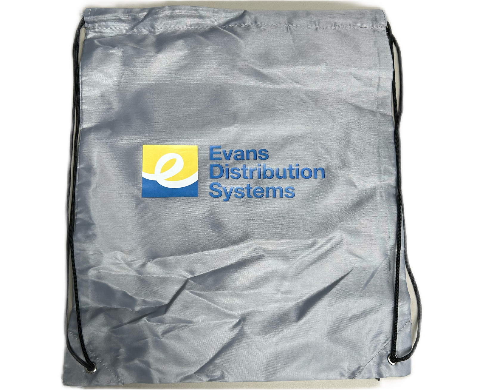 Evans Silver Draw String Backpack