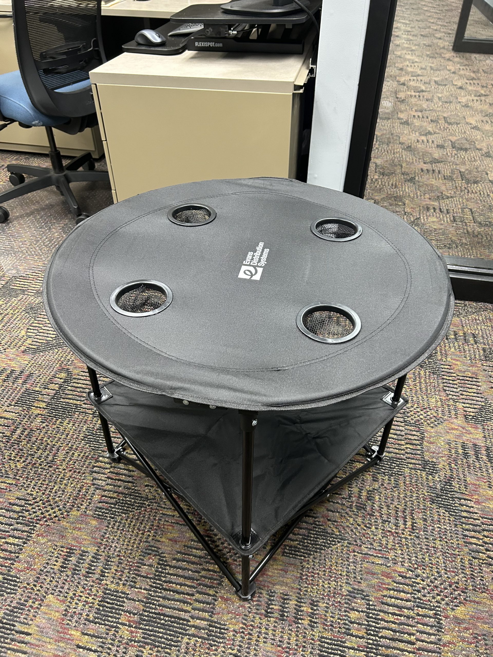 Black Evans Portable Table